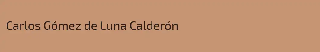 Carlos Gómez de Luna Calderón